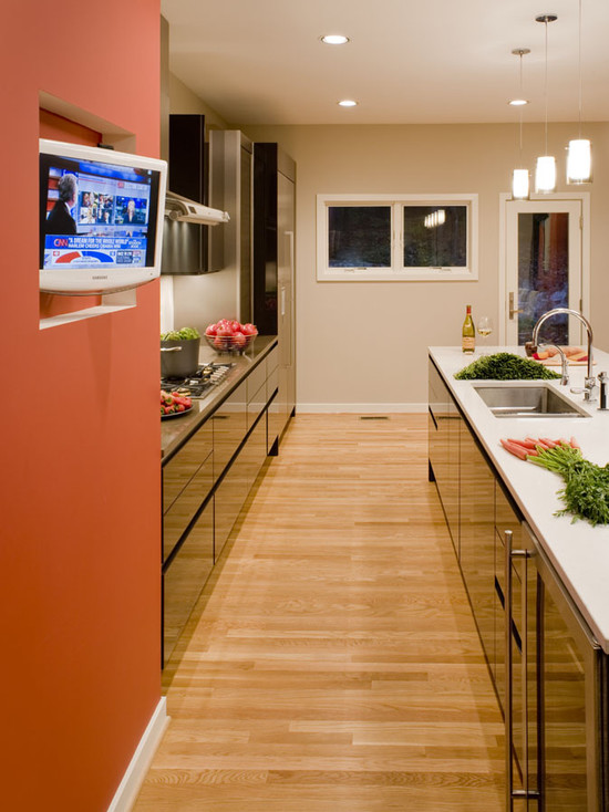 narrow kitchen ideas