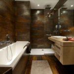 vannas istaba ar dušas dizainu