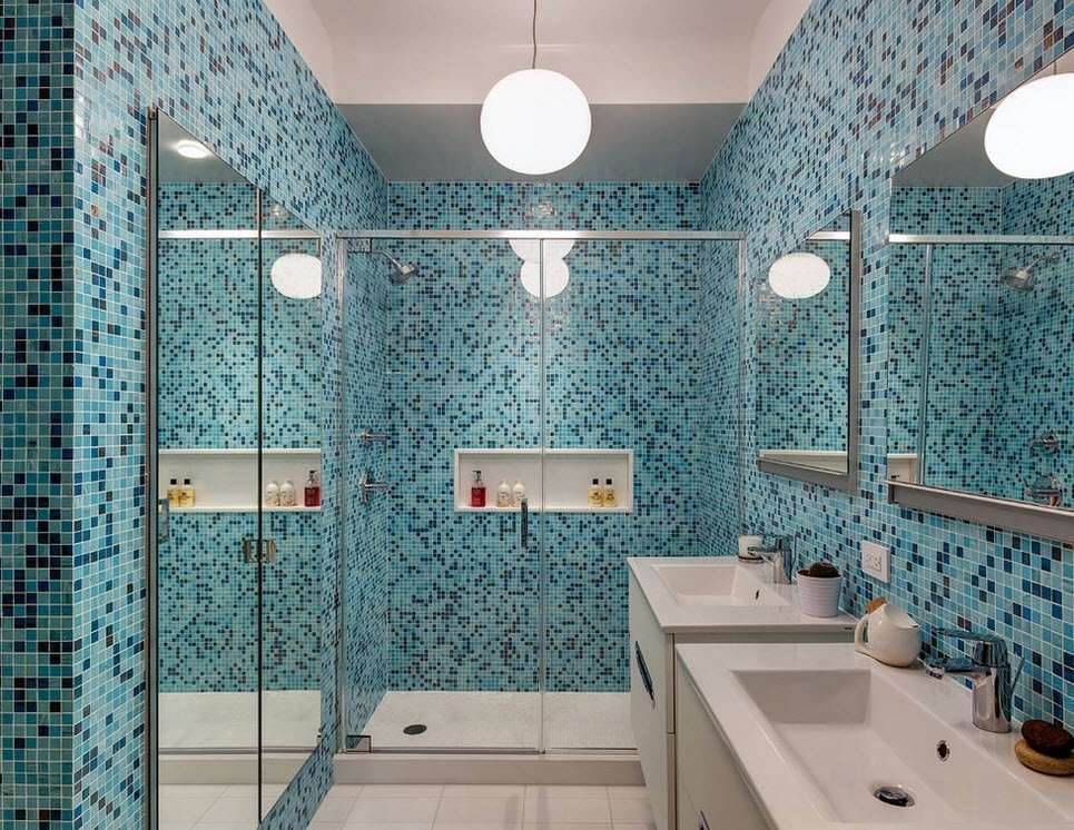 bathroom with shower interior