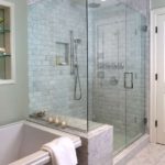bathroom with shower interior design