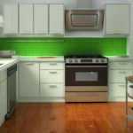 zöld konyha fotó design