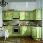 zaļās virtuves ideju dizains
