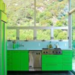 pilihan foto dapur hijau