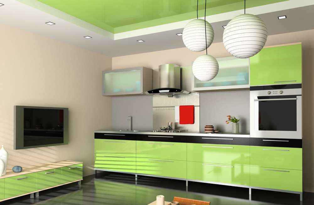 set dapur hijau