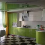 reka bentuk dapur hijau yang positif