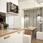 obývacia izba kuchyňa dizajn 15 metrov štvorcových nápady interiéru