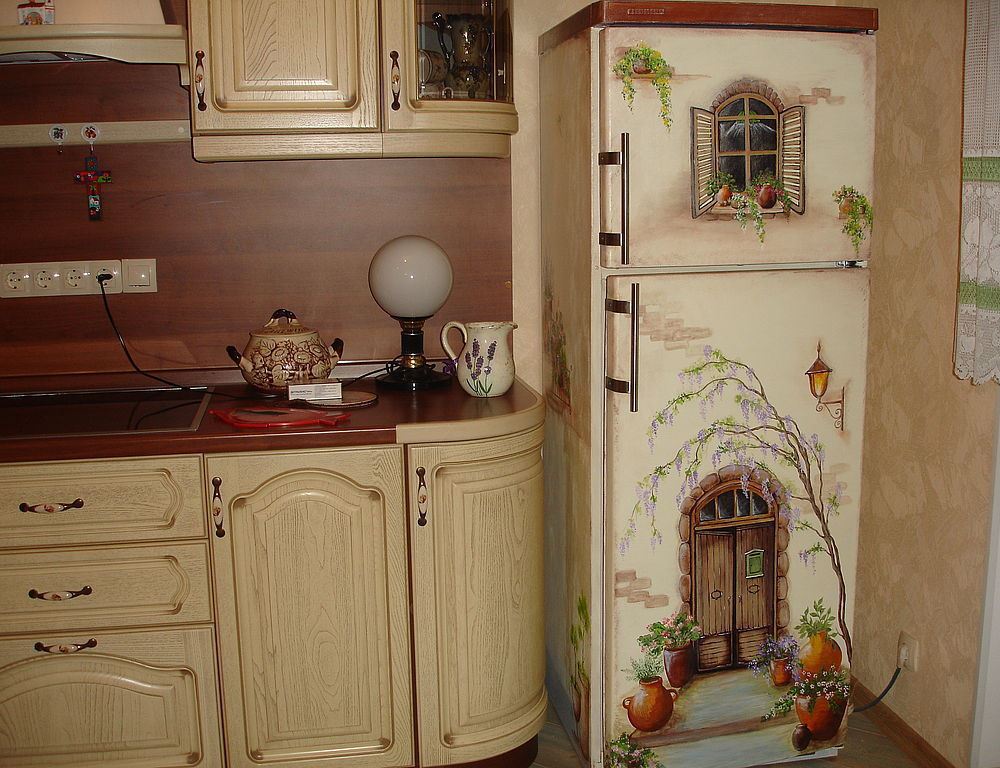 hűtőszekrény festmény design