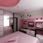 idéia de design brilhante de um quarto com 15 m²