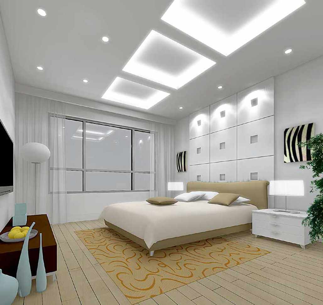 ideen om et smukt soveværelse interiør på 15 kvm