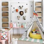 bērnu istabas attēla skaista dizaina piemērs