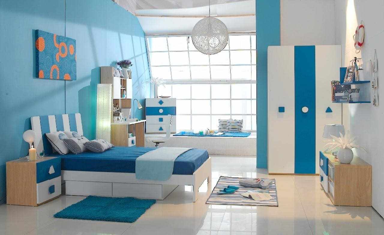 the idea of ​​a bright design of a children's room