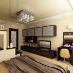 opcija prekrasnog stila spavaće sobe od 15 m²