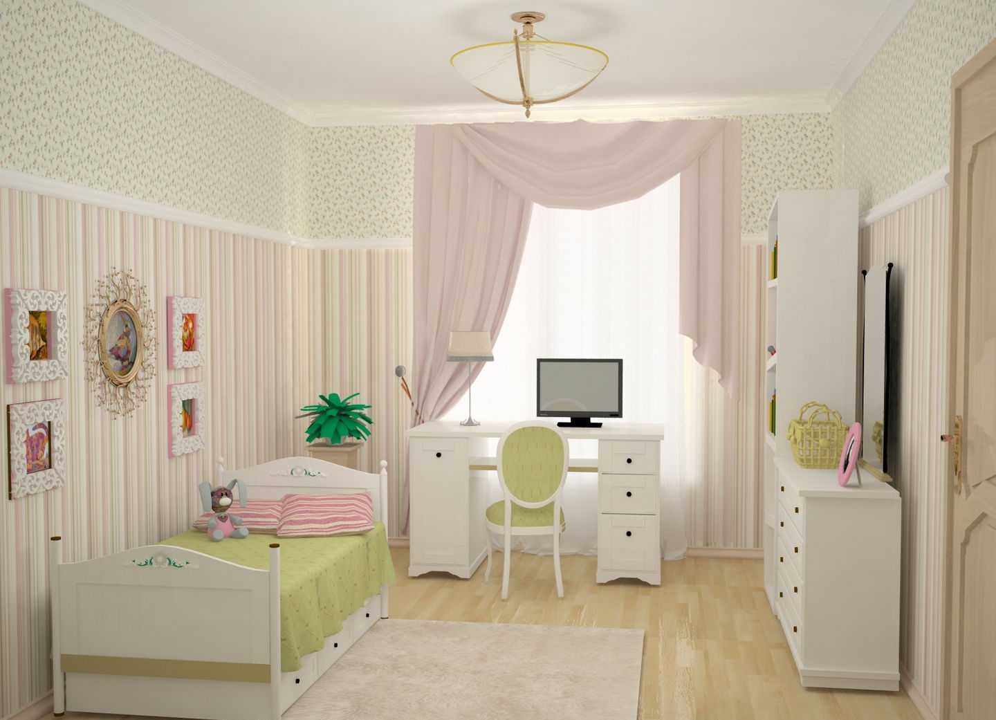 variante du décor lumineux de la chambre des enfants