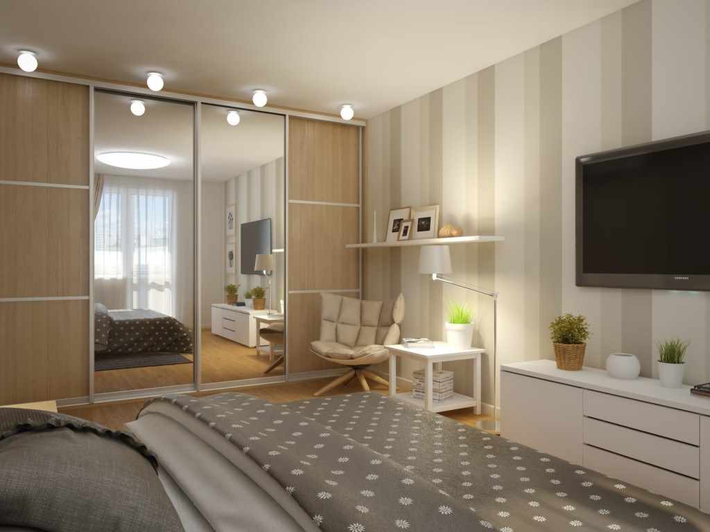 svijetla opcija dizajna spavaće sobe