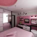ideen om et smukt design af et soveværelsesfoto