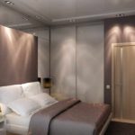 opcija gaismas stila šauras guļamistabas foto