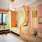 idea of ​​a light decor for a bedroom for a girl photo