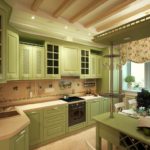 Interior dapur gaya Provence
