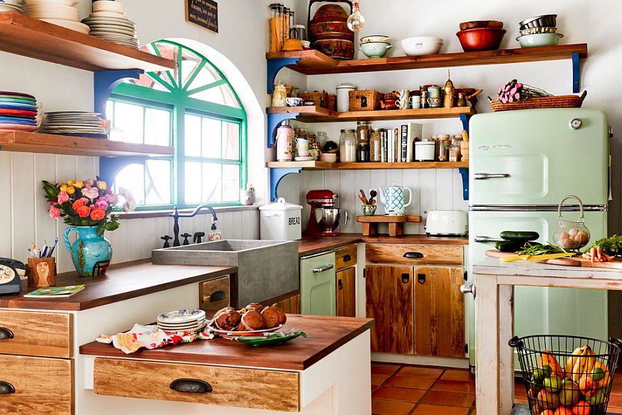 eclectic style kitchen