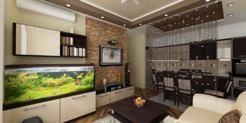 cozinha sala de estar 15 m2 design interior