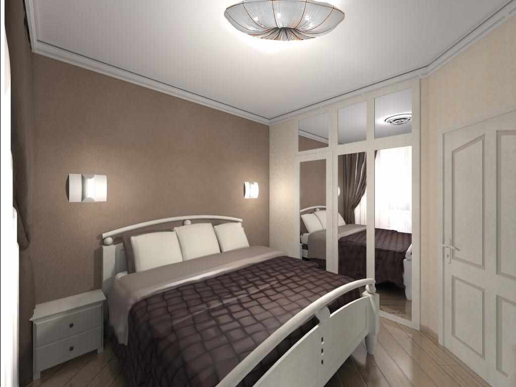 Un exemplu de stil de dormitor luminos de 15 mp