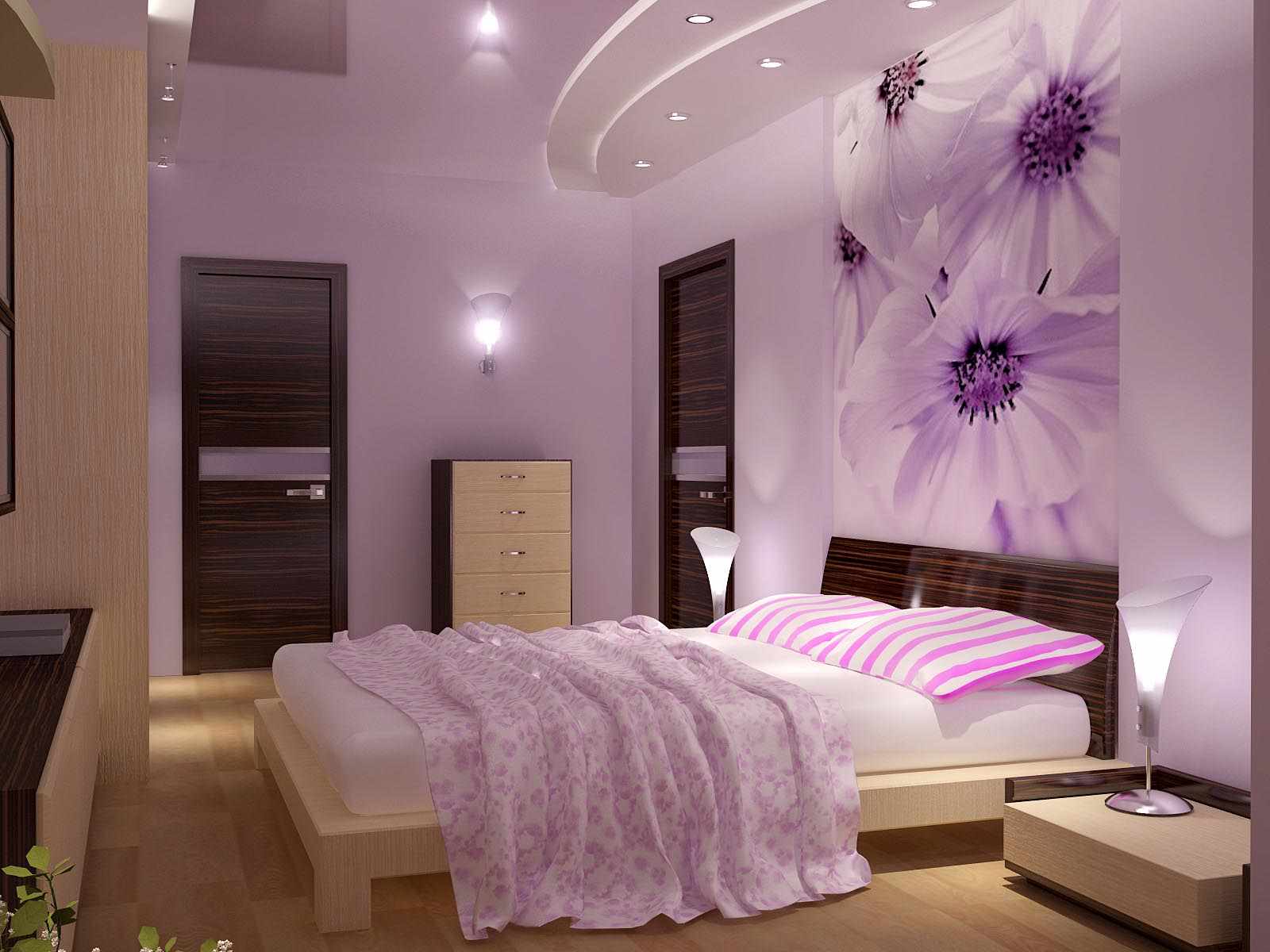 opcija svijetle dekor spavaće sobe