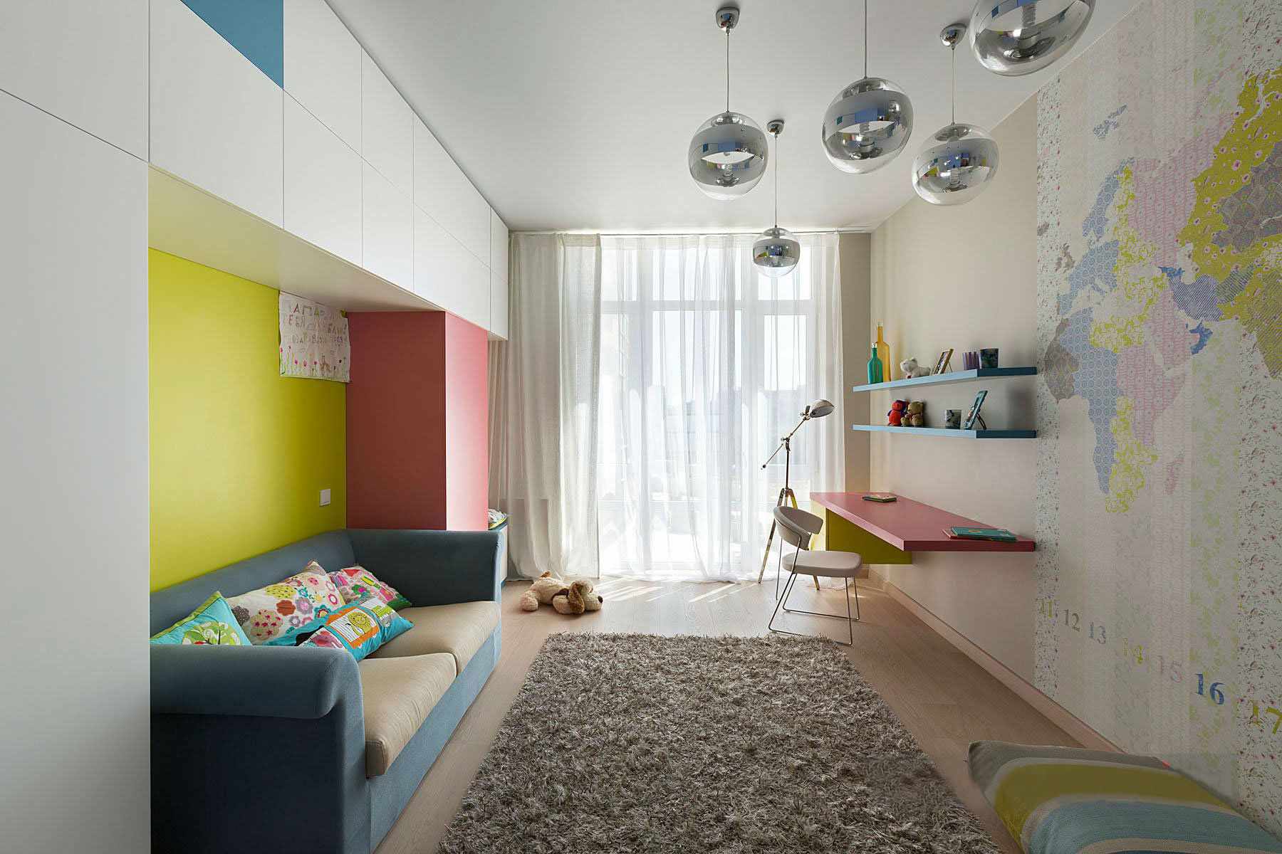 variantă a unui decor ușor pentru o cameră pentru copii