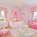 idea of ​​a bright bedroom design for a girl photo