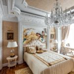 an example of a beautiful bedroom interior in Khrushchev picture