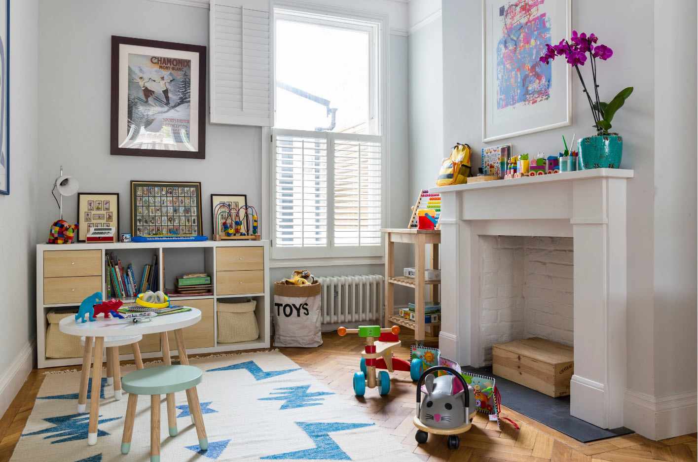 egy példa a gyermekszoba szokatlan stílusára