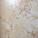 the option of using light decorative plaster in the interior of the bathroom picture