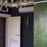 príklad použitia neobvyklých dekoratívnych omietok v interiéri kúpeľňovej fotografie