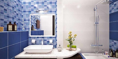 ideja par skaistu vannas istabas attēla stilu