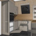ideen om et usædvanligt interiør køkken stue på 16 kvm foto