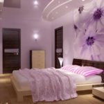 An example of a beautiful design of a bedroom in Khrushchev photo