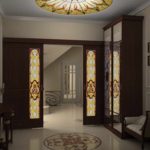 versione dello stile luminoso del corridoio di una stanza in una foto di una casa privata