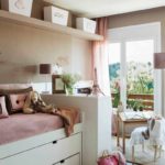 version of the bright design of a bedroom for a girl photo
