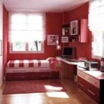 the idea of ​​a beautiful bedroom interior in Khrushchev photo