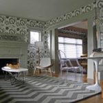 možnosť ľahkej interiérovej tapety pre fotografiu v obývacej izbe