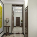 idea of ​​unusual decor of a modern hallway picture
