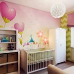 ideja par skaistu dekoru bērna istabas fotoattēlam