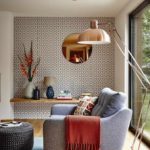 možnosť svetelného dizajnu tapety do obývacej izby