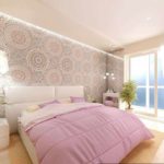 variant ng light bedroom decor 15 sq.m na larawan