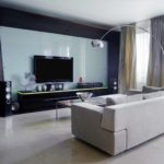 nápad aplikácie svetelného dizajnu obývacej izby v štýle minimalizmu fotografie