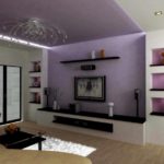 Dzīvojamās istabas 17 kvadrātmetru gaišā dizaina spilgta dizaina piemērs