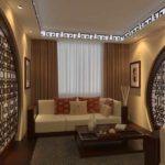 myšlienka svetlého dizajnu obývacej izby 19 - 20 m2 fotografia
