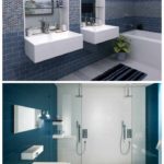 Neparastas vannas istabas ar flīzēm dizaina piemērs