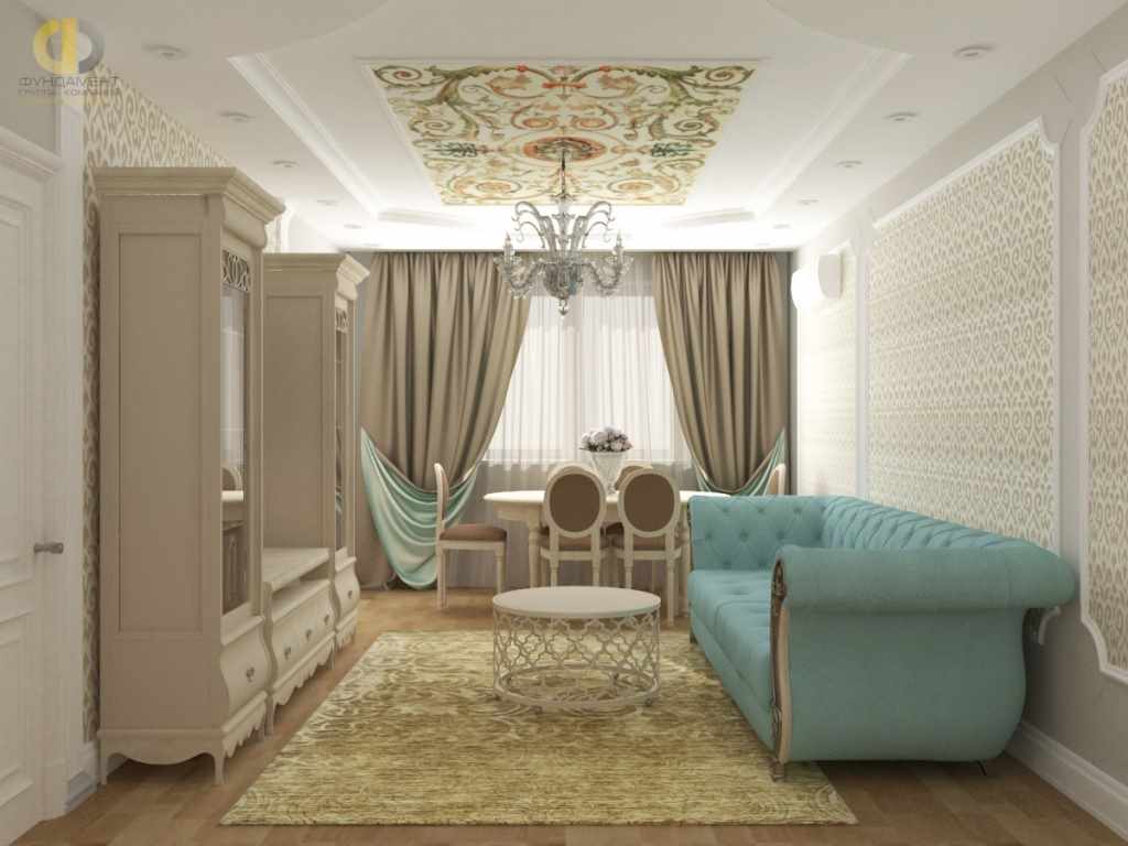 Myšlienka krásneho dizajnu obývacej izby 2018