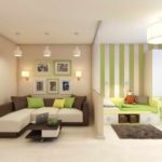 variant svetlého interiéru obývacej izby 19-20 m2 foto