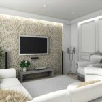 gaišā stila dzīvojamās istabas 17 kv.m attēla piemērs